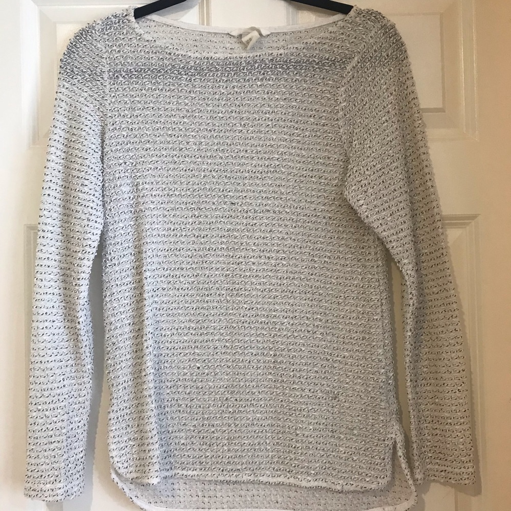 H&M white sweater